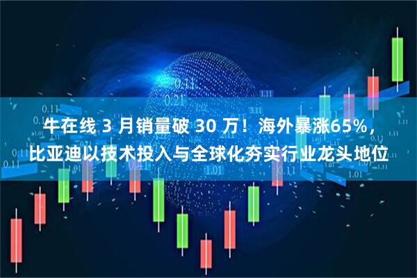 牛在线 3 月销量破 30 万！海外暴涨65%，比亚迪以技术投入与全球化夯实行业龙头地位